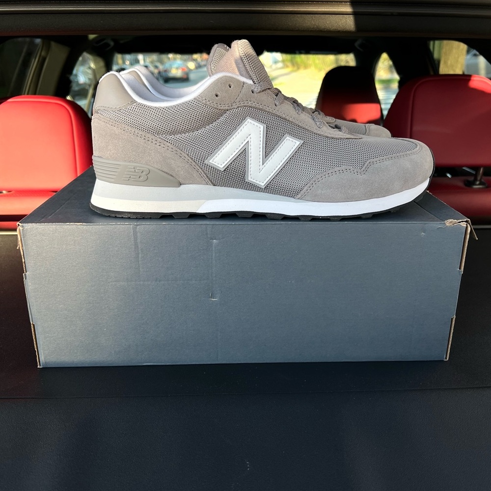 New Balance 515. Gray & White. Brand new. Men’s size 12.